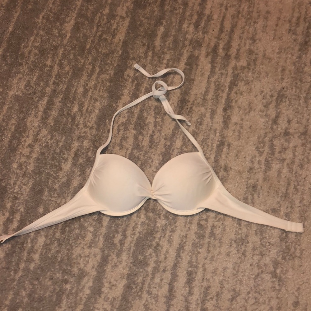 White Push-up Bikini Top